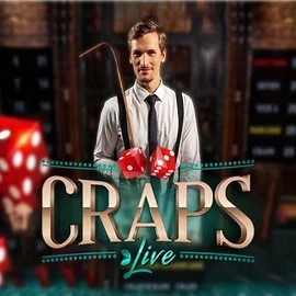 Live Craps logo by Evolution at Luckera Casino