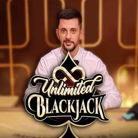 Unlimited Blackjack logo – Live Casino by Ezugi at Luckera Casino
